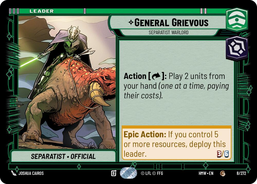 General Grievous - Separatist Warlord [Homeworlds]