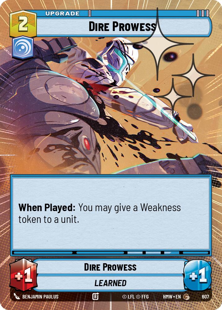 Dire Prowess (Hyperspace Foil) [Homeworlds]