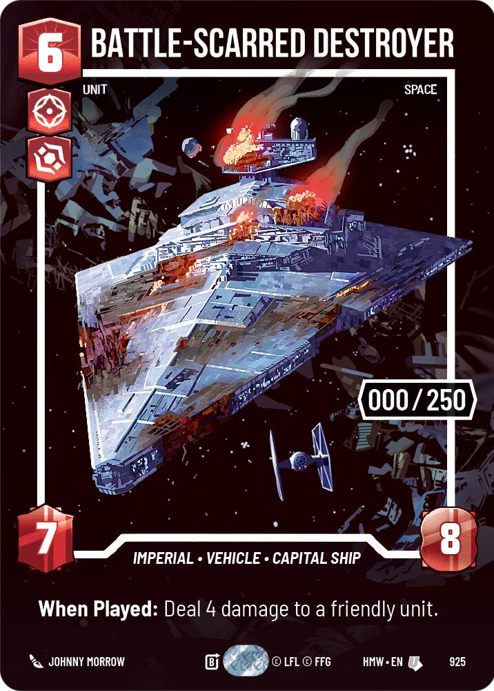 Battle-Scarred Destroyer (Serialized) [Homeworlds]
