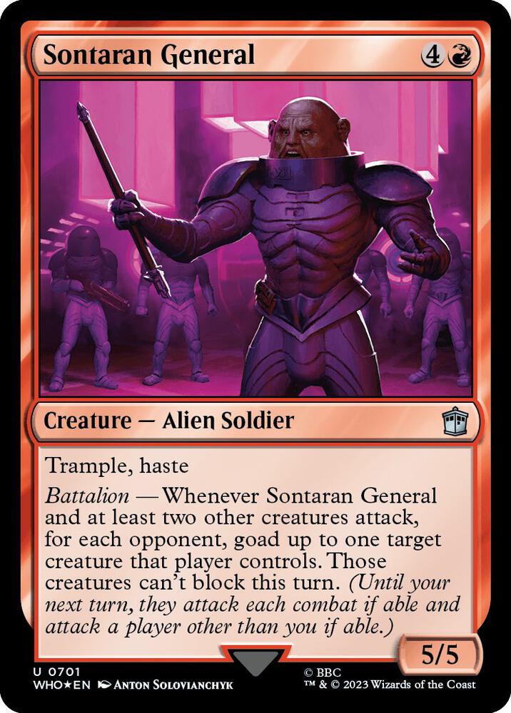 Sontaran General (Surge Foil)