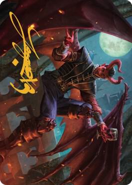 Raphael, Fiendish Savior Art Card (40/81) (Gold-Stamped Signature)