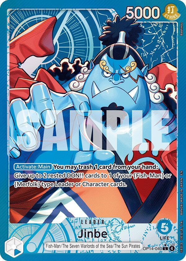 Jinbe - OP14-040 (Alternate Art)