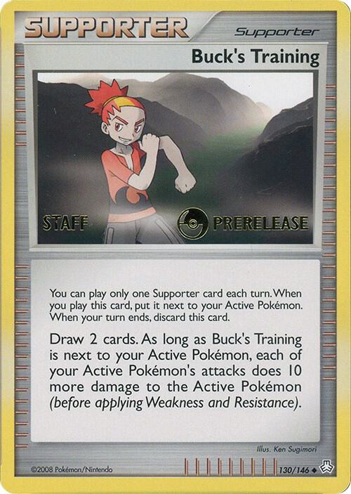 Buck's Training - 130/146 (Prerelease) [Staff]