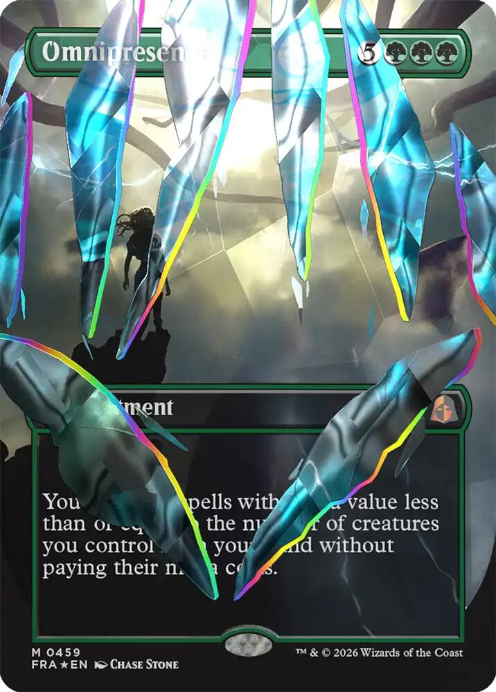 Omnipresence (Borderless) (Facet Foil) (0459) [Reality Fracture]