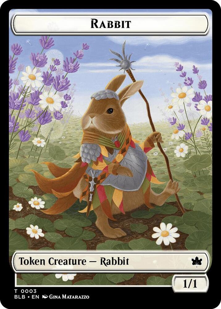 Rabbit // Splash Lasher Double-Sided Token