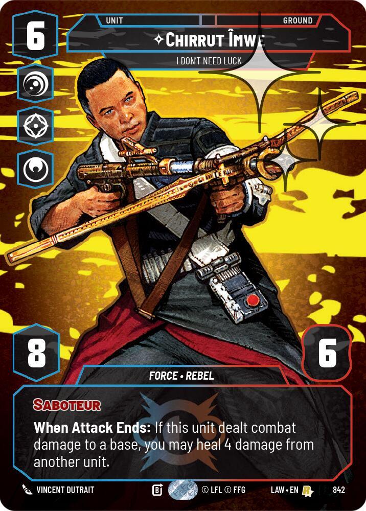 Chirrut Imwe - I Don't Need Luck (Prestige Foil)