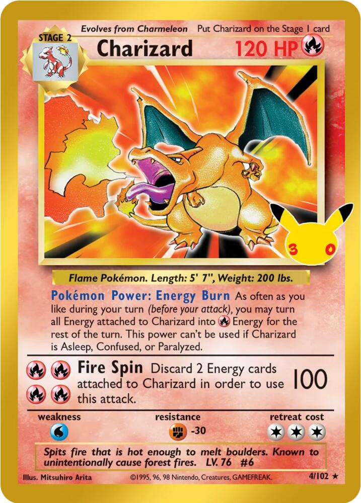 Charizard - 4/102 [ME: 30th Celebration Classic Collection]
