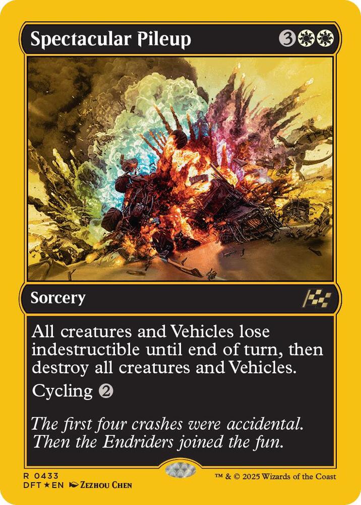 Spectacular Pileup (First-Place Foil)