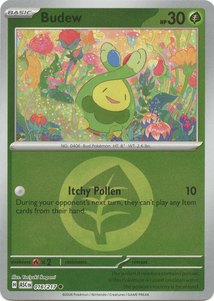 Budew - 016/217 (Energy Symbol Pattern)