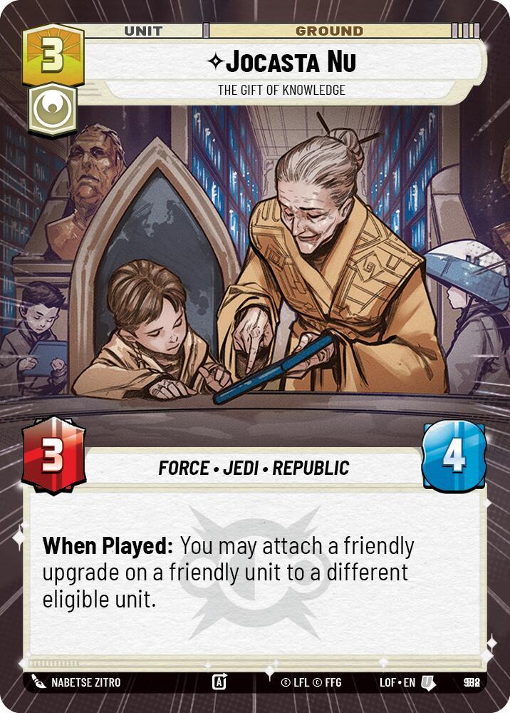 Jocasta Nu - The Gift of Knowledge (Hyperspace Foil)