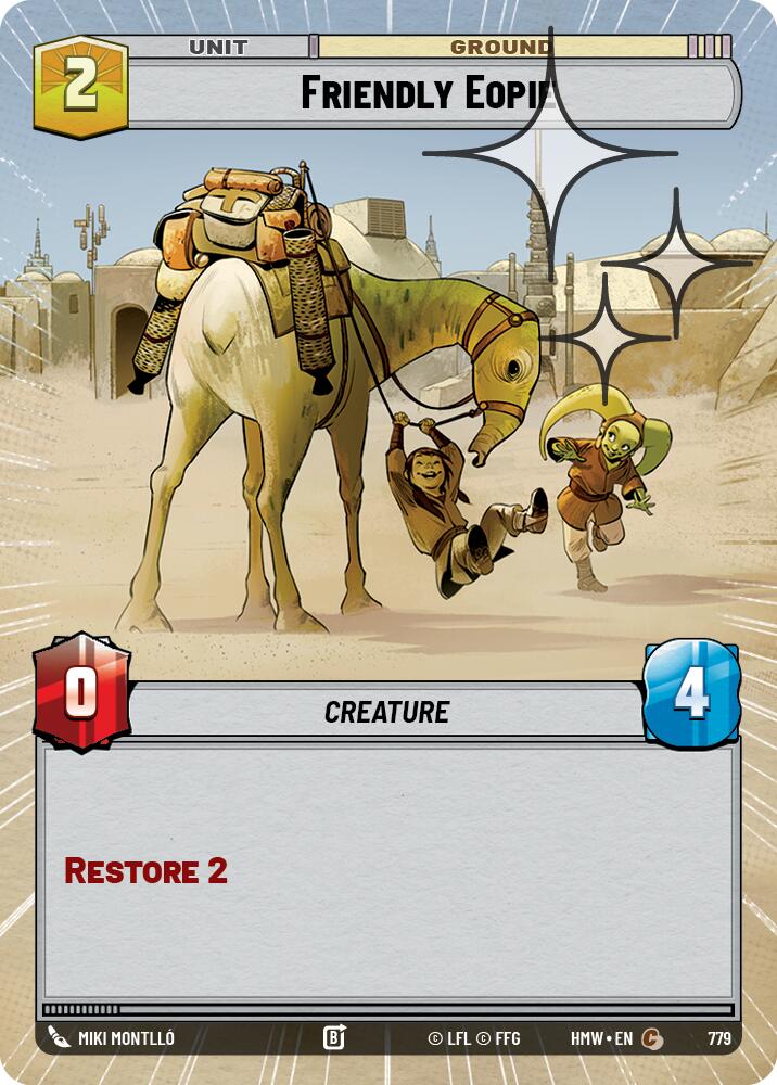Friendly Eopie (Hyperspace Foil) [Homeworlds]