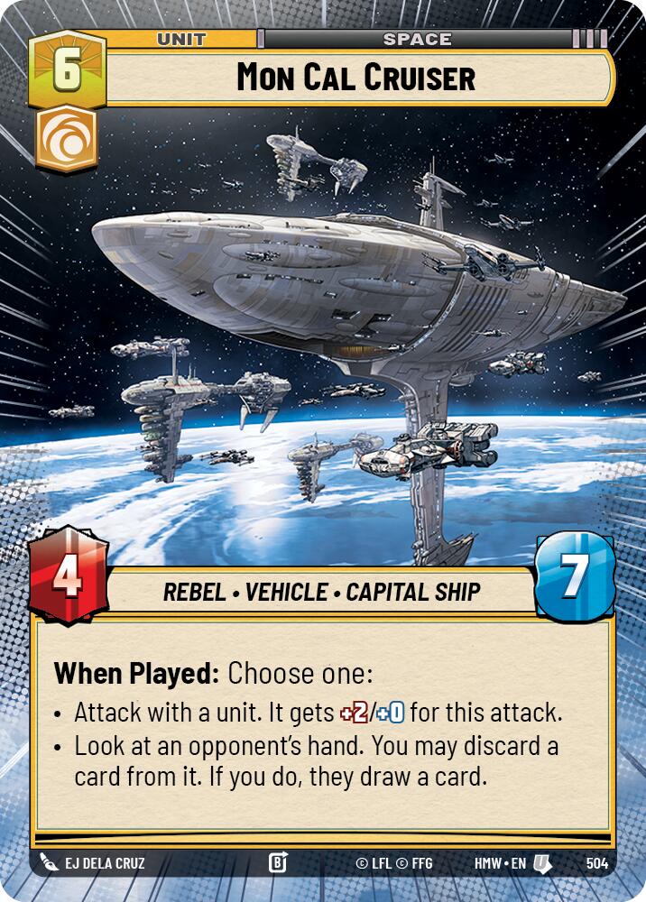 Mon Cal Cruiser (Hyperspace) [Homeworlds]