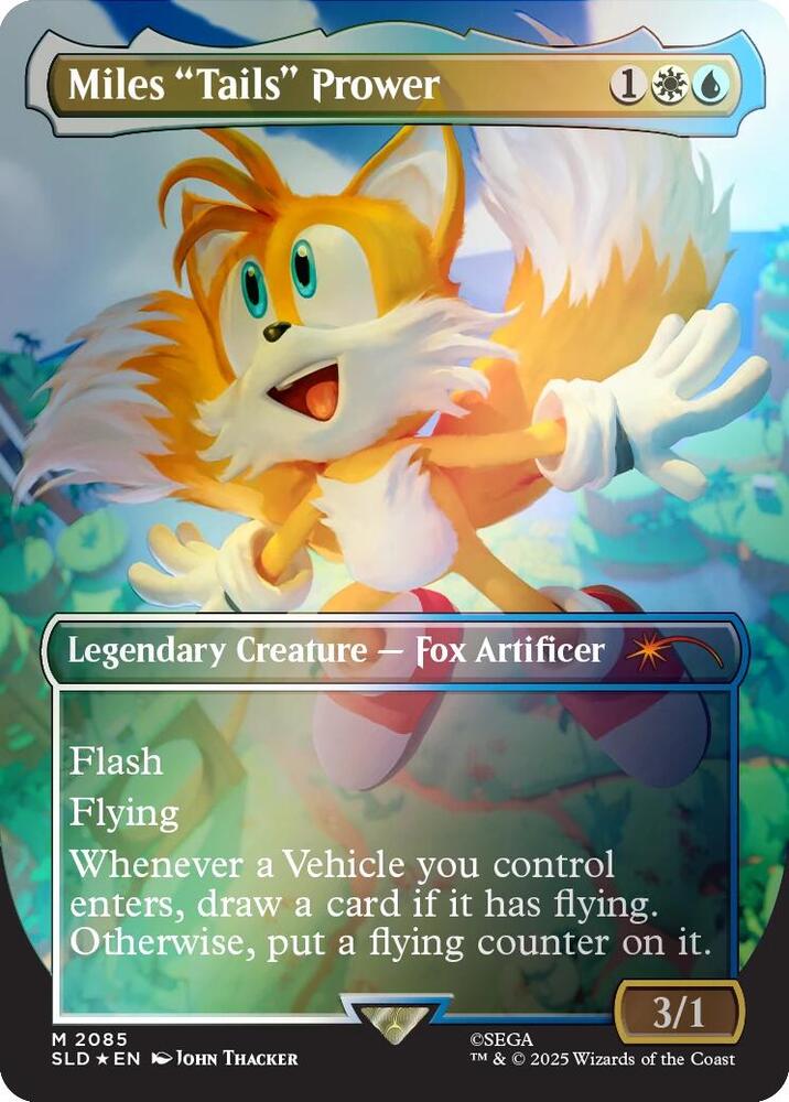 Miles "Tails" Prower (Rainbow Foil)