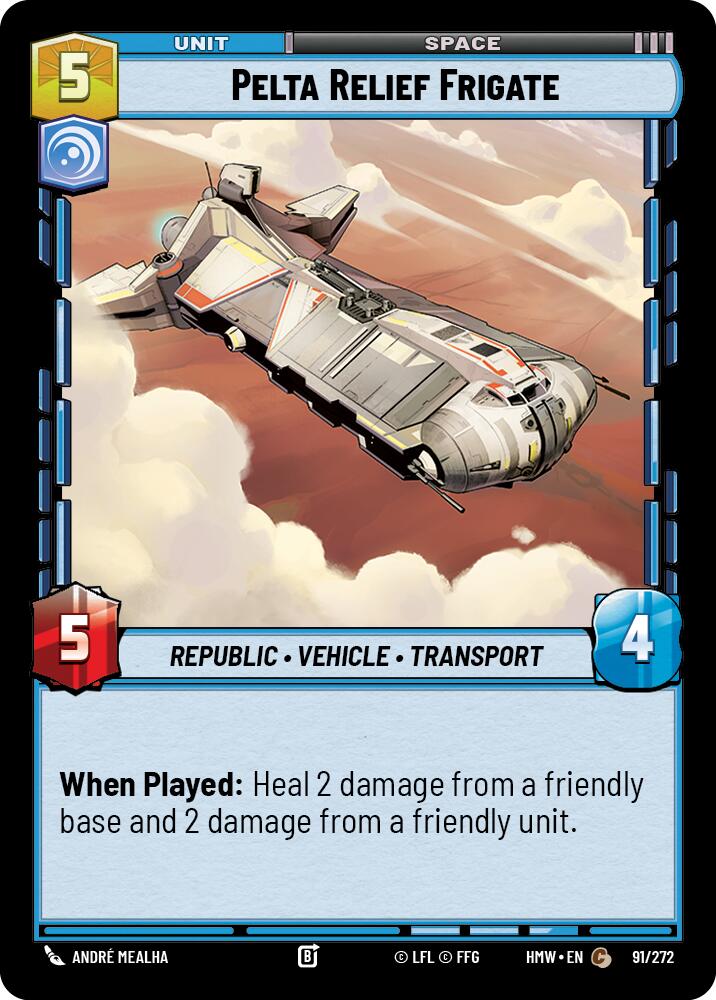 Pelta Relief Frigate [Homeworlds]
