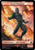 Alien Warrior // Food (0027) Double-Sided Token