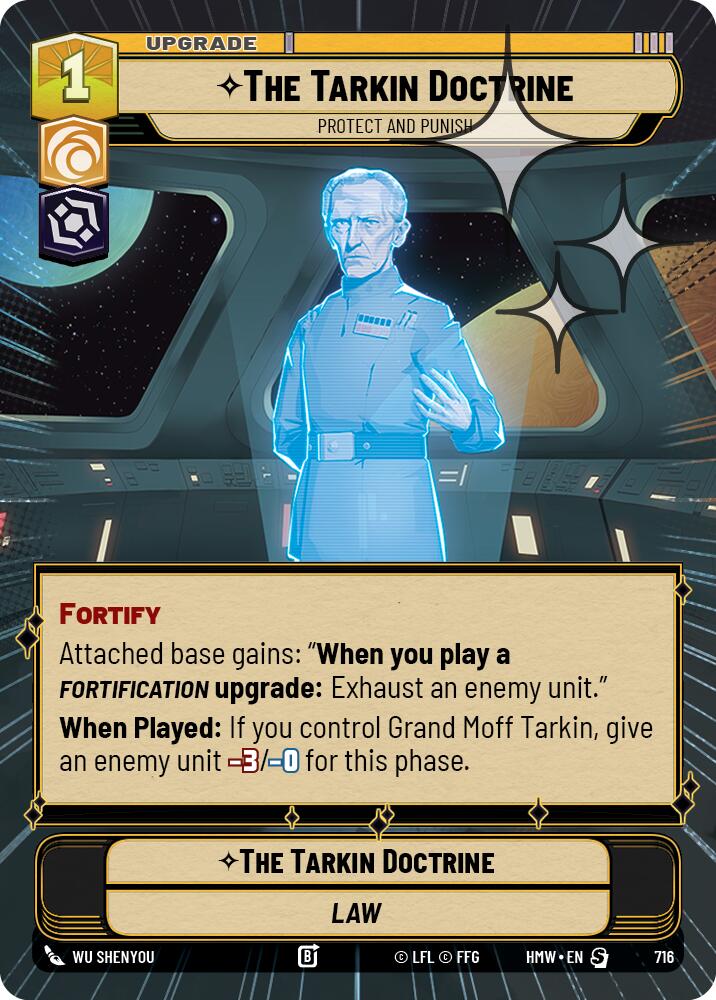 The Tarkin Doctrine - Protect and Punish (Hyperspace Foil) [Homeworlds]