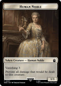Human Noble // Clue (0022) Double-Sided Token