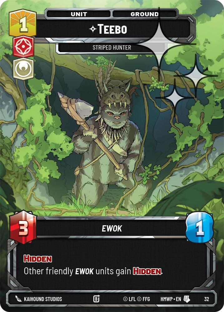 Teebo - Striped Hunter (Foil)