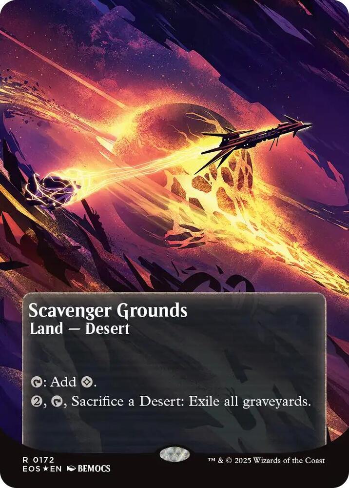 Scavenger Grounds (0172) (Borderless) (Galaxy Foil)