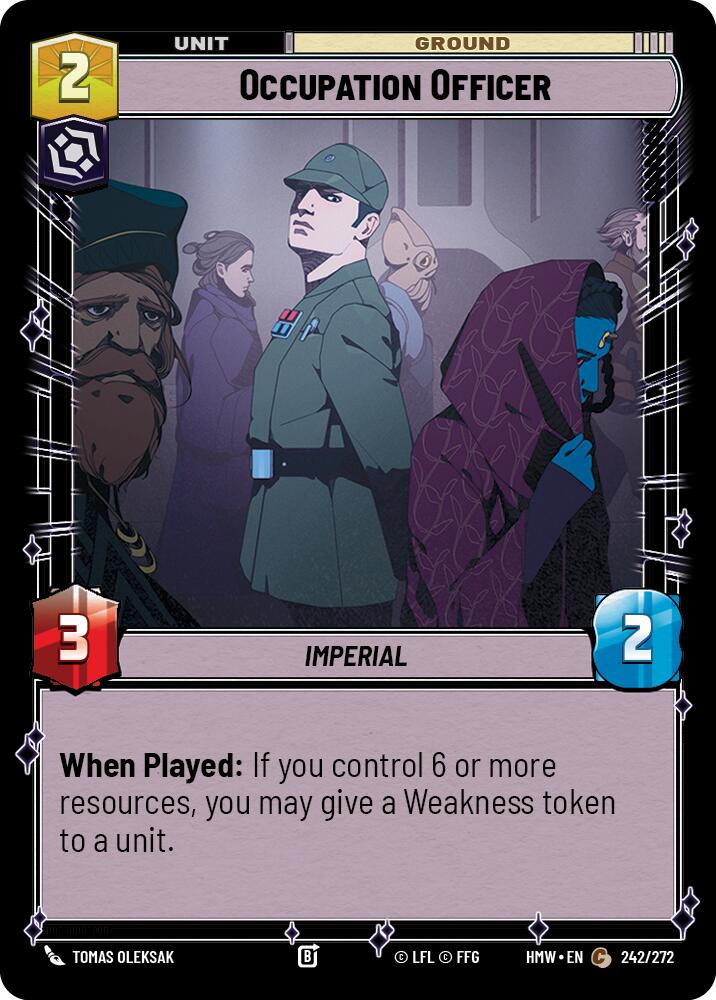 Occupation Officer [Homeworlds]