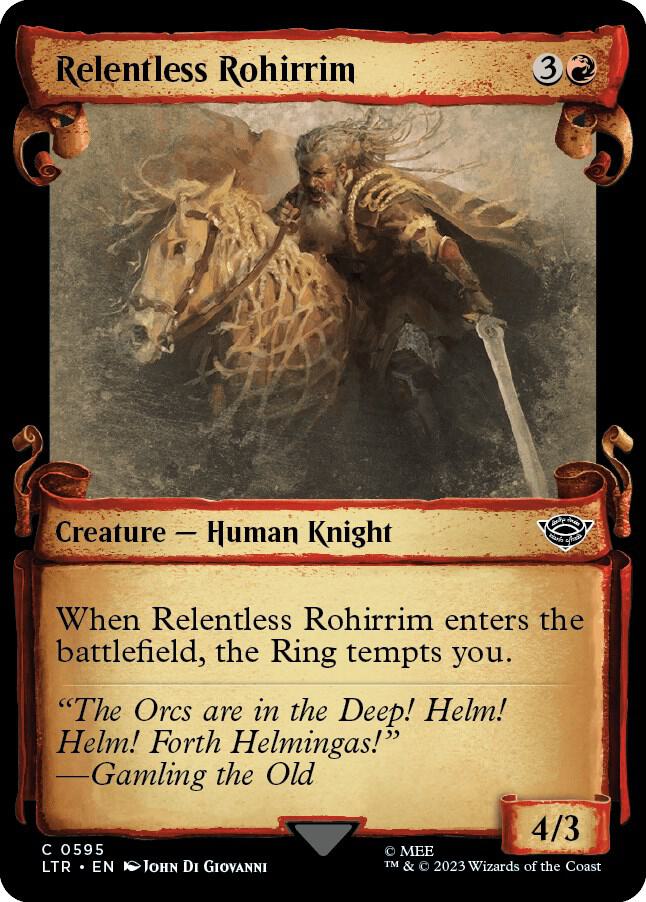 Relentless Rohirrim (Showcase Scrolls)