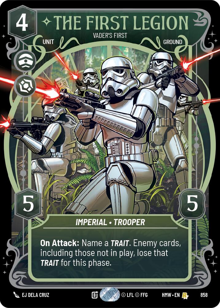 The First Legion - Vader's Fist (Prestige Foil) [Homeworlds]