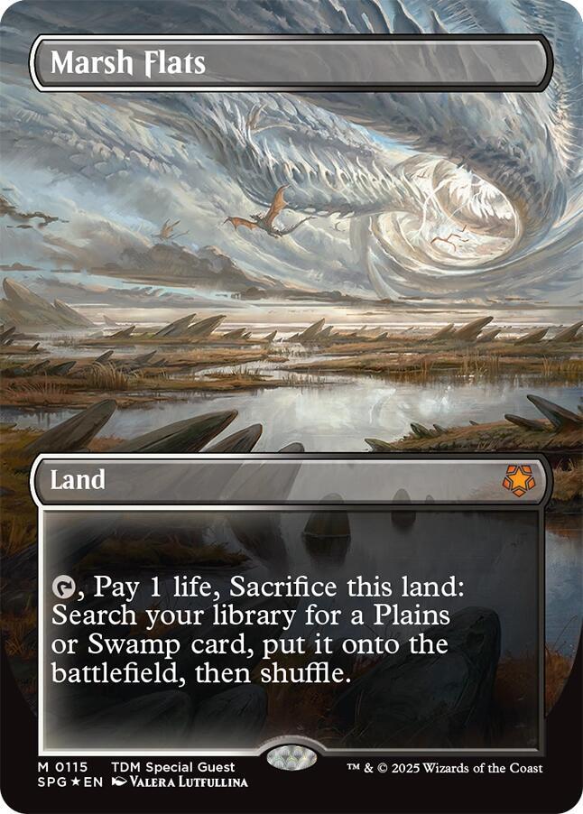 Marsh Flats (Borderless) (Dragonscale Foil)