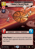 Dooku's Solar Sailer - Droid Army Portent (Hyperspace Foil) [Homeworlds]