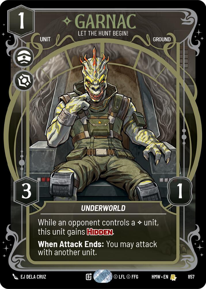Garnac - Let the Hunt Begin! (Prestige Foil) [Homeworlds]