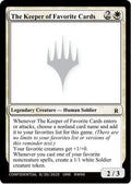 The Keeper of Favorite Cards (8/20/2025)