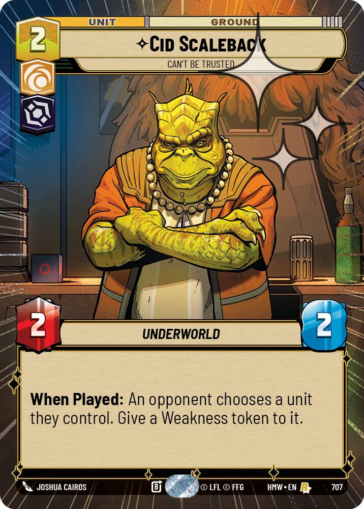 Cid Scaleback - Can't Be Trusted (Hyperspace Foil) [Homeworlds]