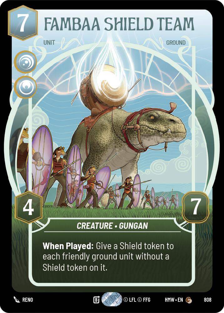 Fambaa Shield Team (Prestige) [Homeworlds]