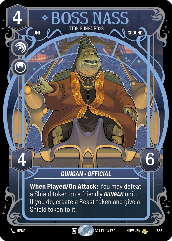 Boss Nass - Otoh Gunga Boss (Prestige Foil) [Homeworlds]