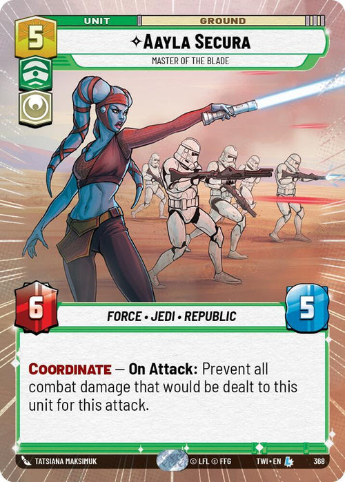 Aayla Secura - Master of the Blade (Hyperspace)