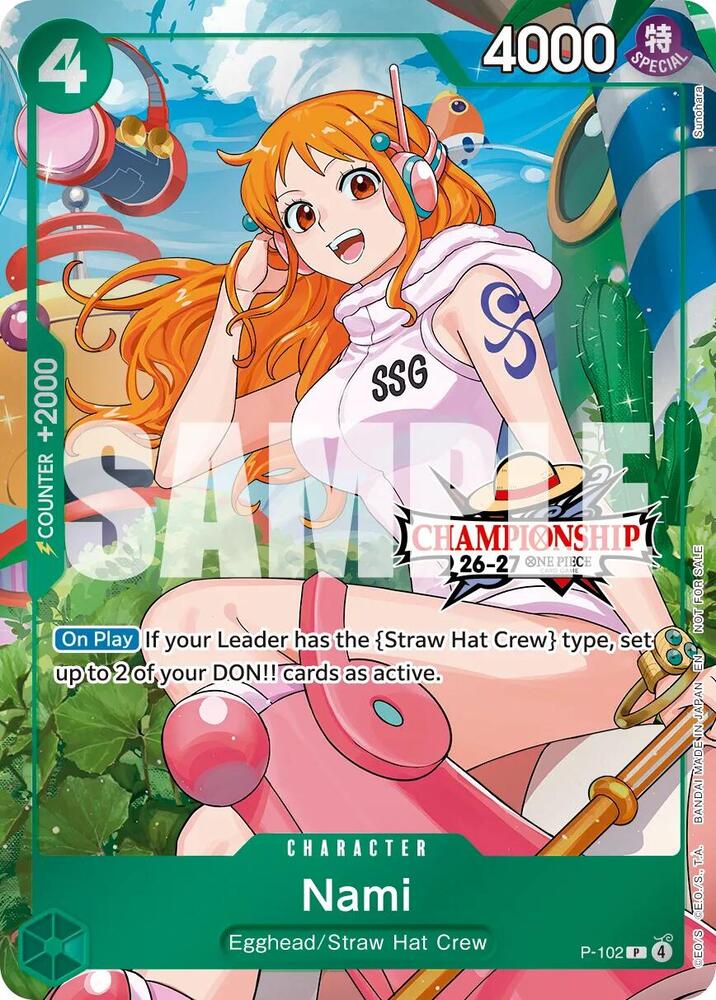 Nami (CS 26-27 Celebration Pack) - P-102 [One Piece Promotion Cards]