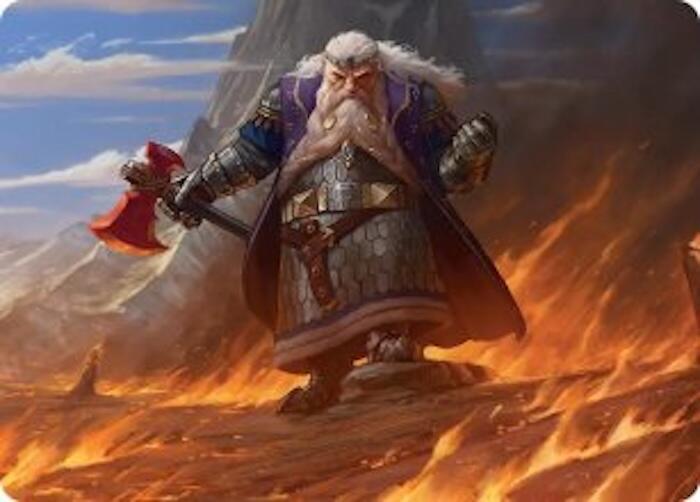 Dáin of the Ancient Halls Art Card