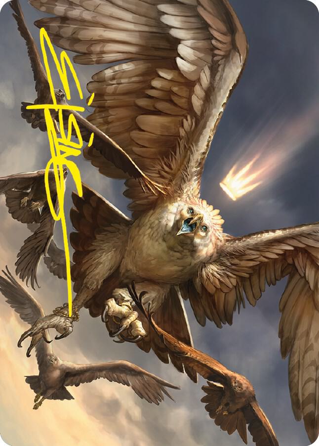 Gwaihir, Greatest of the Eagles Art Card (Gold-Stamped Signature)