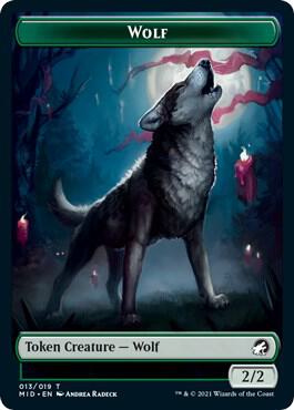 Wolf // Bat Double-Sided Token