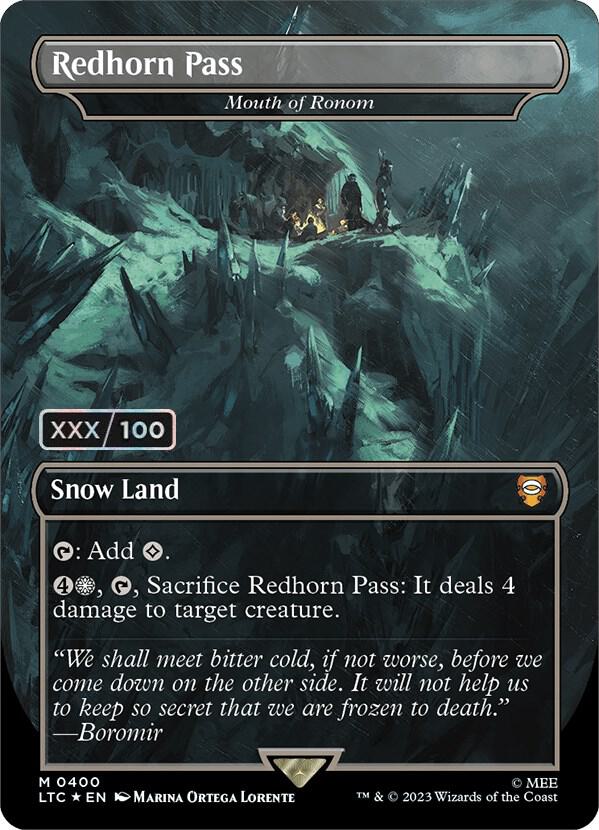 Redhorn Pass - Mouth of Ronom (Serial Numbered)
