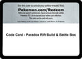 Code Card - Paradox Rift Build & Battle Box