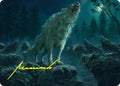 Reverent Howl Art Card (Gold-Stamped Signature)