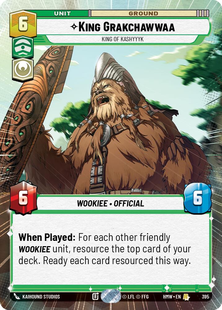 King Grakchawwaa - King of Kashyyyk (Hyperspace) [Homeworlds]