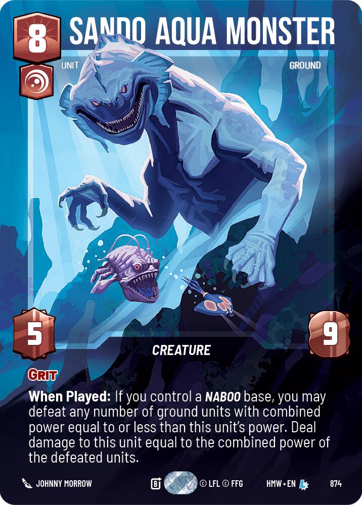 Sando Aqua Monster (Prestige Foil) [Homeworlds]