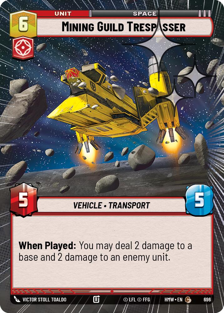 Mining Guild Trespasser (Hyperspace Foil) [Homeworlds]
