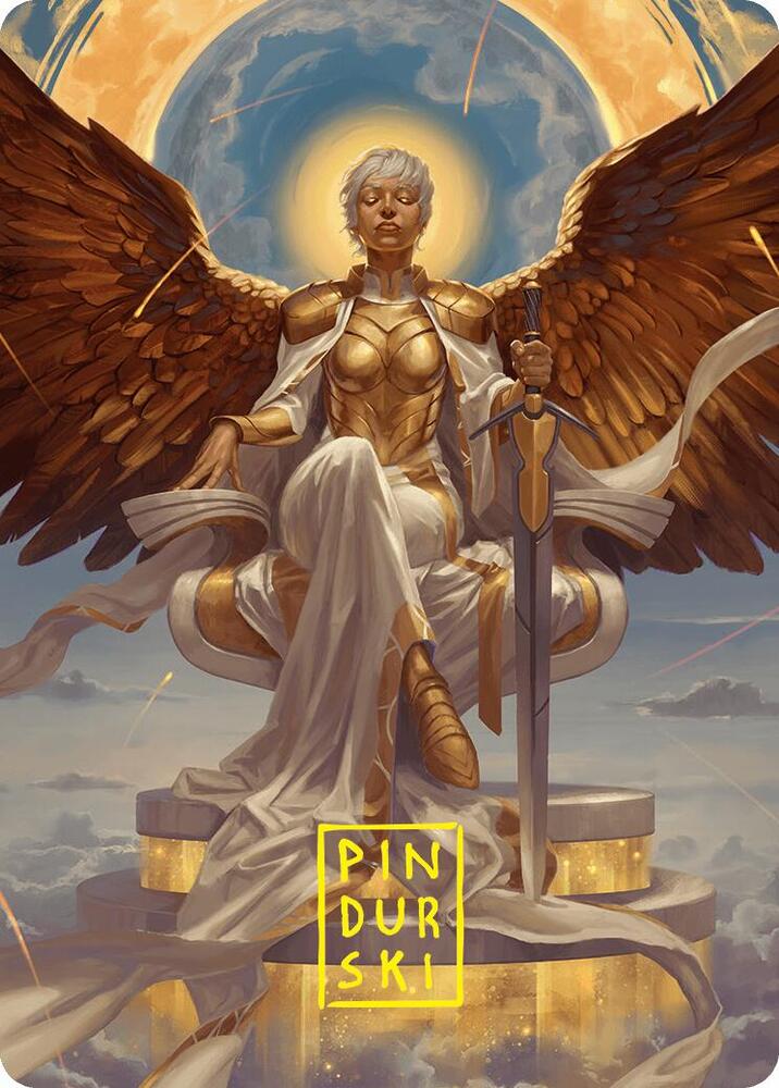 Herald of Eternal Dawn Art Card (27/54) (Gold-Stamped Signature)