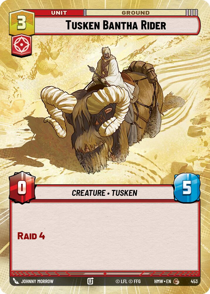 Tusken Bantha Rider (Hyperspace) [Homeworlds]