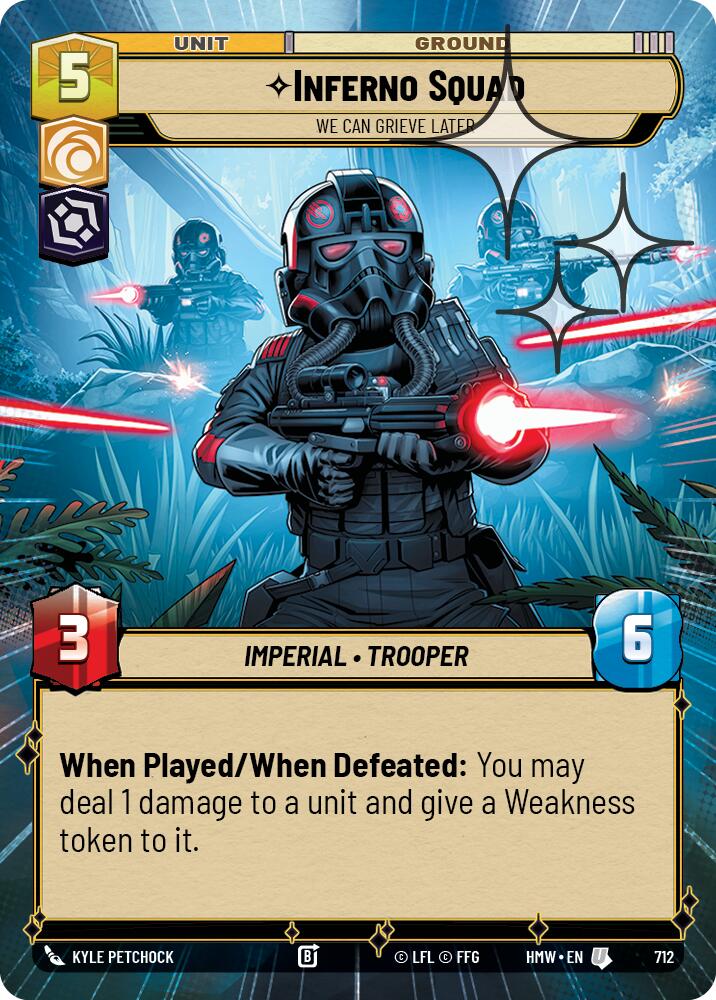 Inferno Squad - We Can Grieve Later (Hyperspace Foil) [Homeworlds]