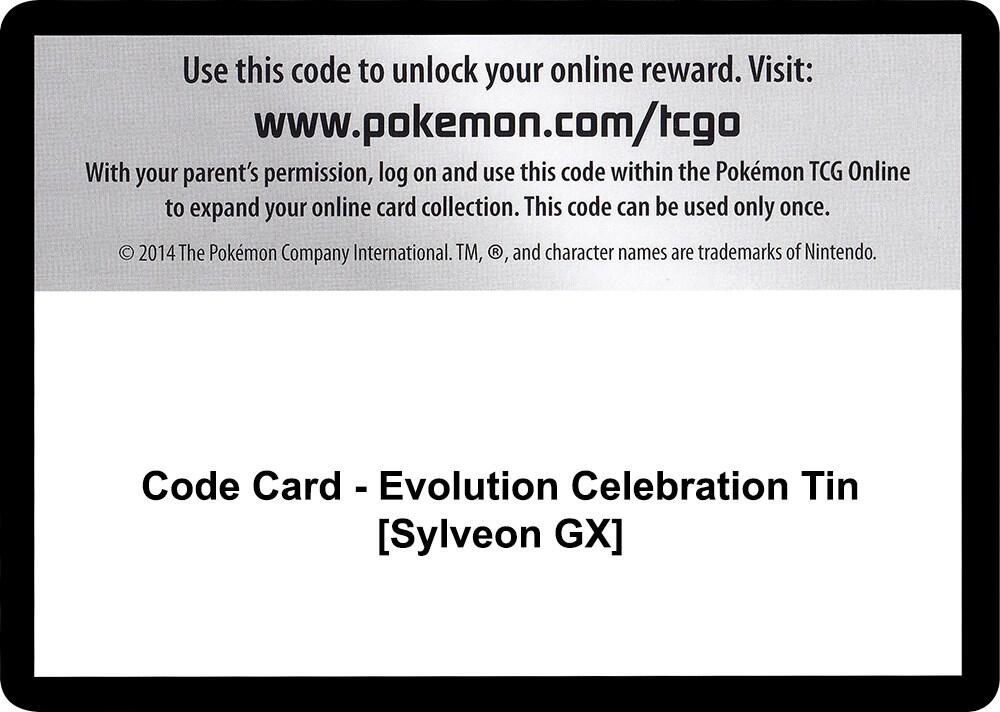 Code Card - Evolution Celebration Tin [Sylveon GX]