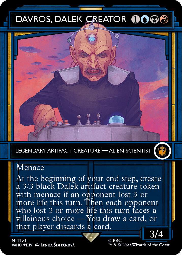 Davros, Dalek Creator (Showcase) (Surge Foil)