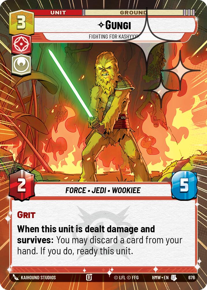 Gungi - Fighting for Kashyyyk (Hyperspace Foil) [Homeworlds]